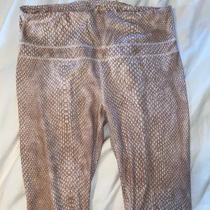 Varley Snakeskin Leggings - M